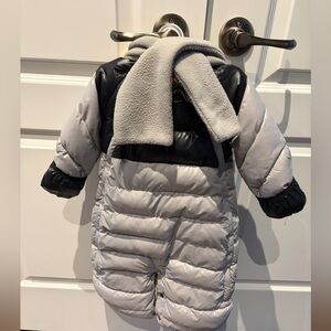 7AM Enfant snow suit - Black and Gray